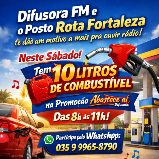 Promoção Abastece ai Difusora.