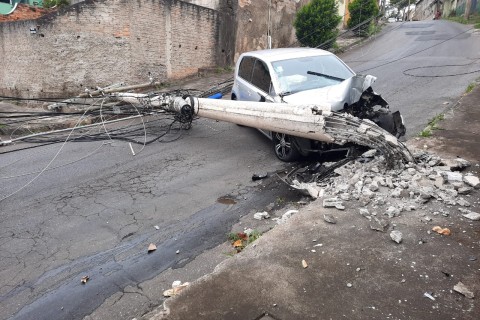 Cemig orienta o que fazer em caso de fio partido sobre veículos