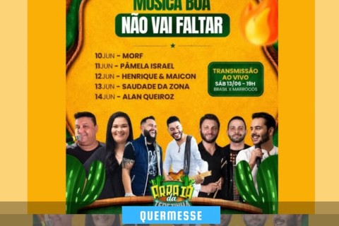 Começou o “Arraiá da Terezinha” 2026