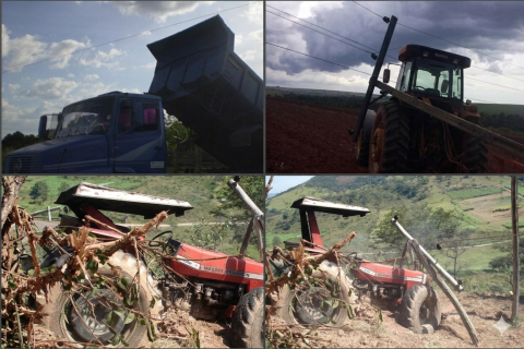 Uso inadequado de máquinas agrícolas próximo à rede elétrica ainda provoca mortes no campo, alerta Cemig